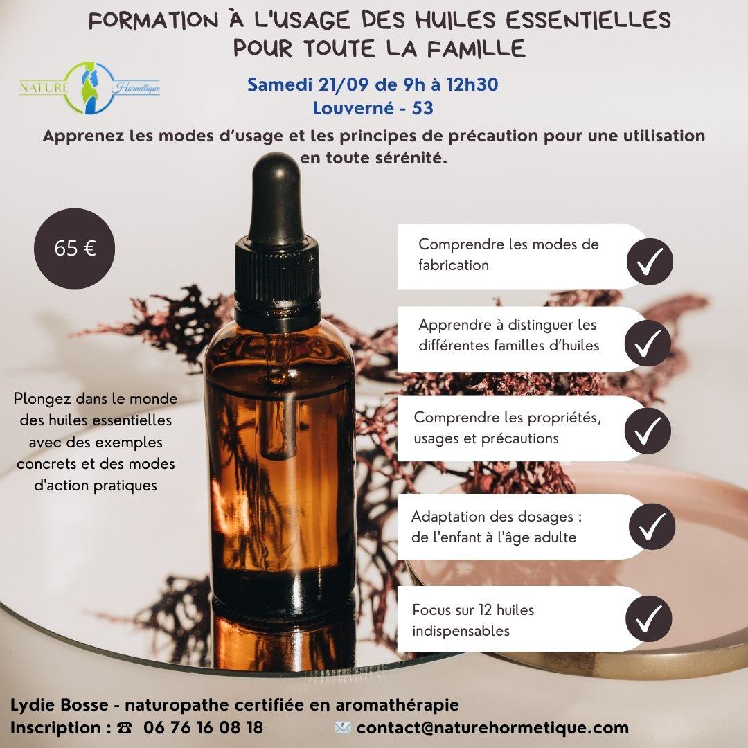 formation huiles essentielles lydie bosse naturopathe laval